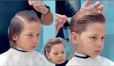 cortes para niños de cabello liso