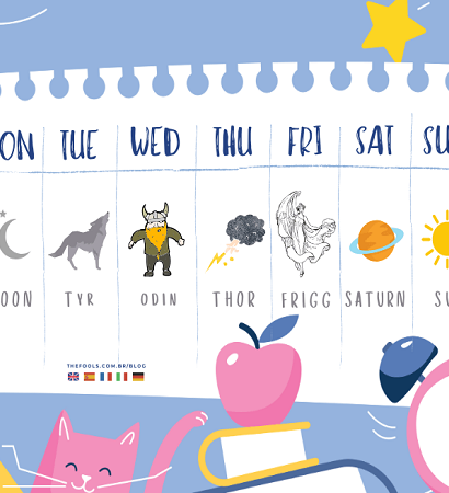 dias da semana em ingles